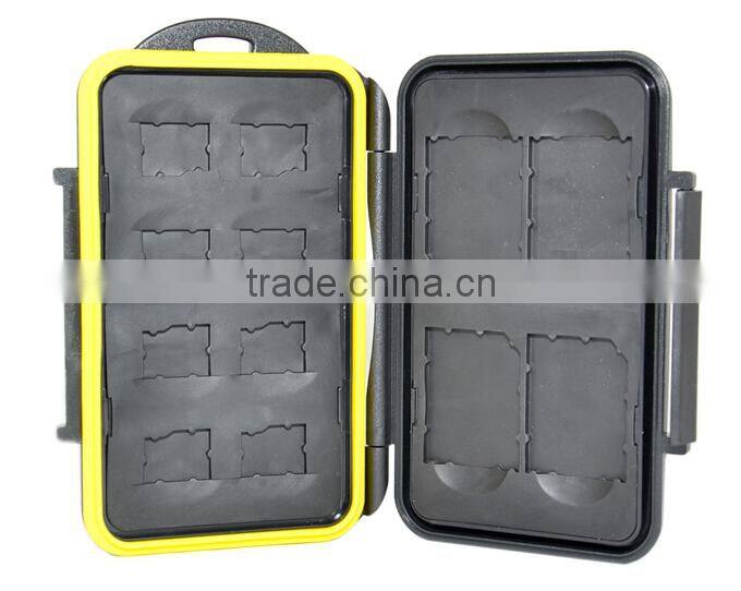 SD/CF Card Case JJC MC-SDMSD12 Memory Card Case fits for 4 SD cards and 8 MSD cards