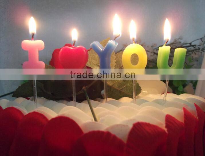 I Love You Wedding Candles