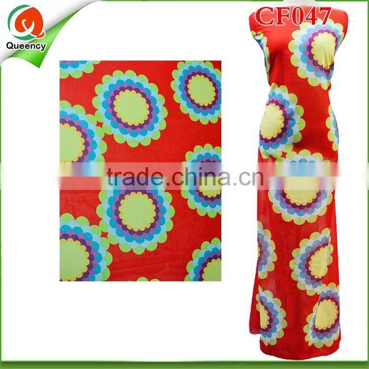 CF014 patterned chiffon fabric chiffon tops summer dress fabric for skirt/scarf/long dress