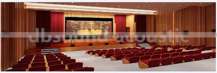 Zero formaldehyde wpc diffuser plate for home theater decoration