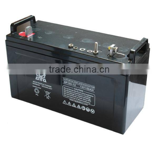 Deep Cycle 12v 100ah lead acid battery 2 Years Warranty