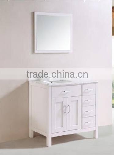 Waterproof Wooden Cabinet Vanity Wood Bathroom Furniture