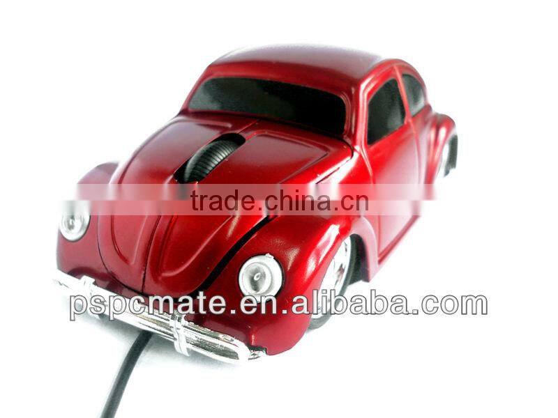 New design Car shaped usb wired optical car mouse