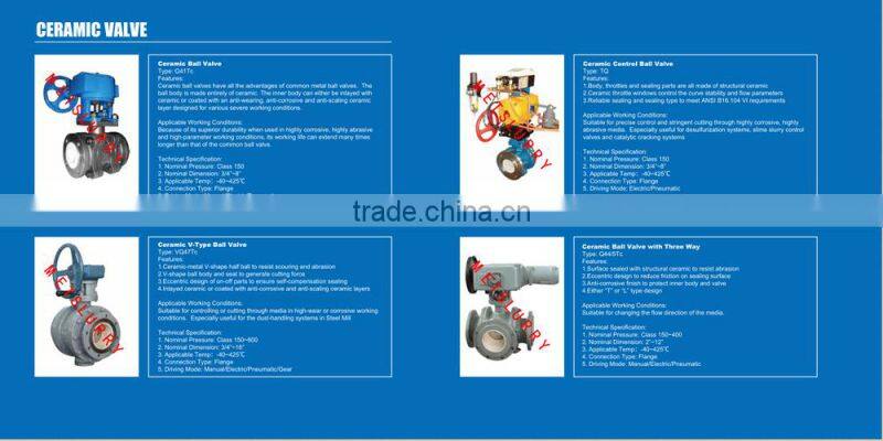 long life service ceramic valves