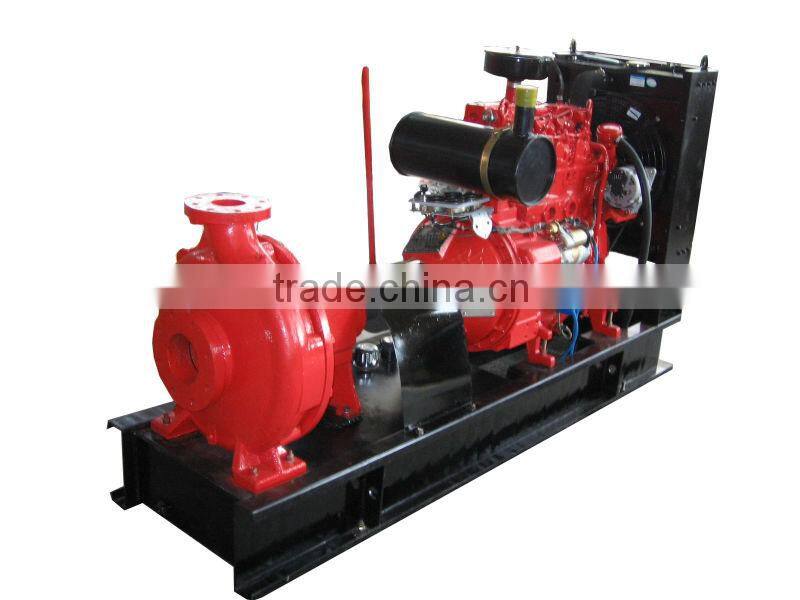 High pressure water pump powered by diesel