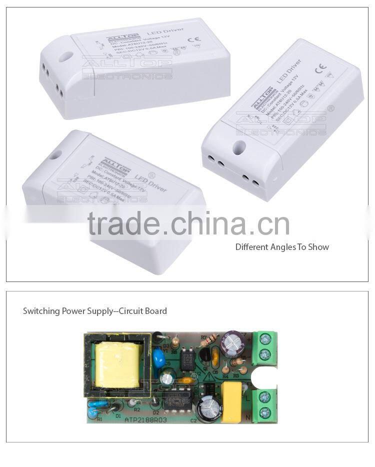 3 Year warranty constant current 6w 12v led power supply