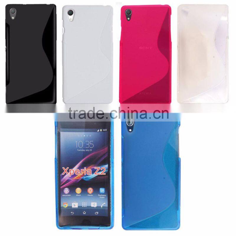 S-Line TPU Wave Gel Back Fit Case Cover For Sony Xperia Z4