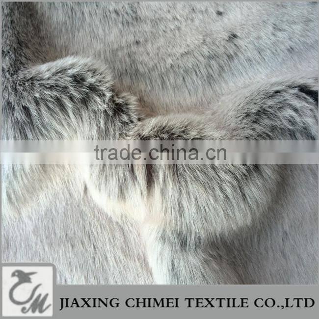 tip dyed light purple for high quality coat faux fur