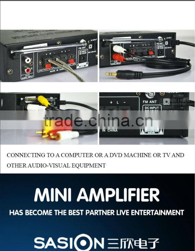 Sasion ES-698D portable digital stereo echo audio home power amplifier