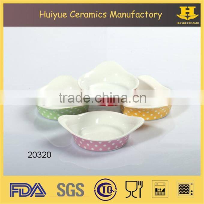 ceramic snack dish boat shape, little ship bowl