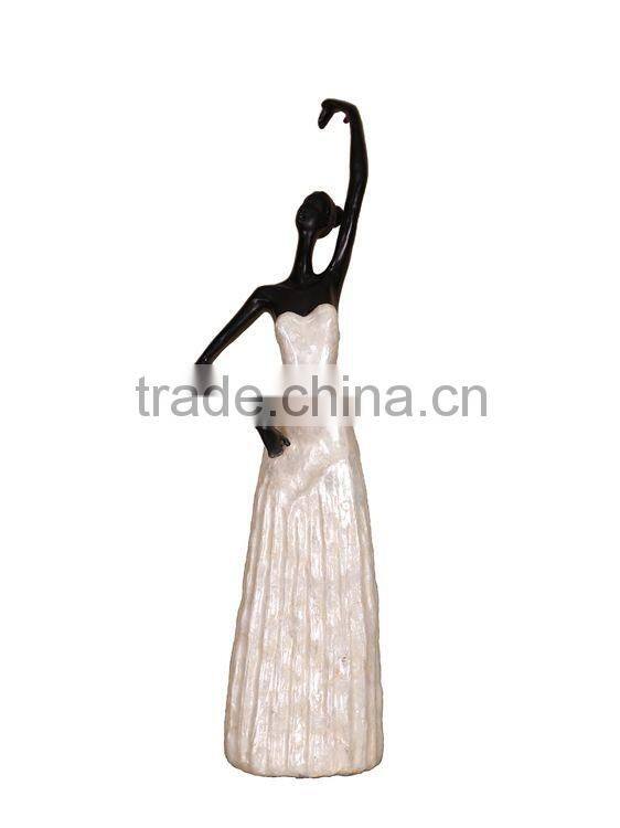 Seashell dancing girl craft and gift item