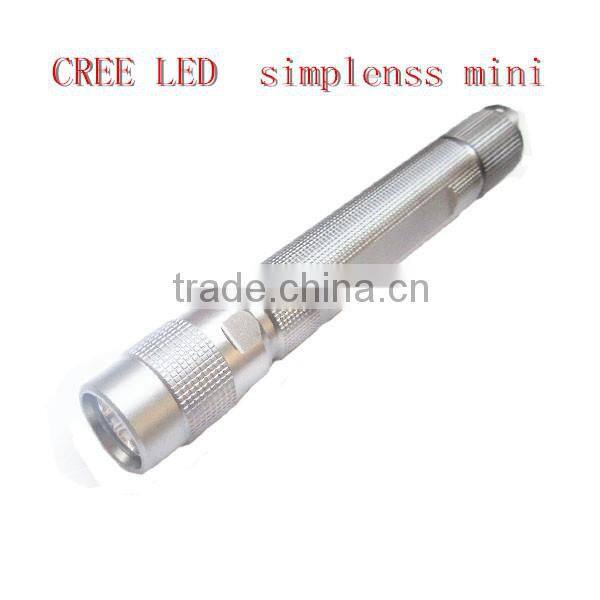 high power Outdoor mini led flashlight aluminum torch light