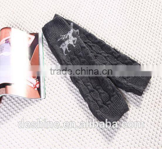 wholesale deer pattern crochet boot cuffs ST201