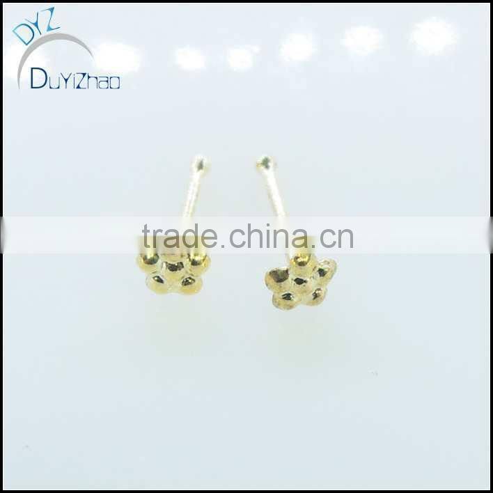 fashion foot shape gold nose ring