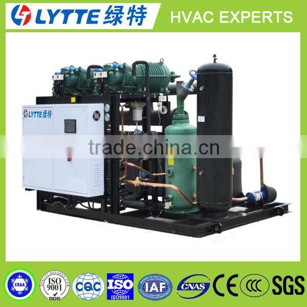 JZHLGF Industrial Cooling Pump Unit Air Cooled Condensing Unit in cold room,Top Quality Water(Air)Cooled Compressor Racks