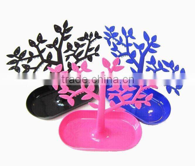 Customized artificial plastic tree for jewellery display made in china factory