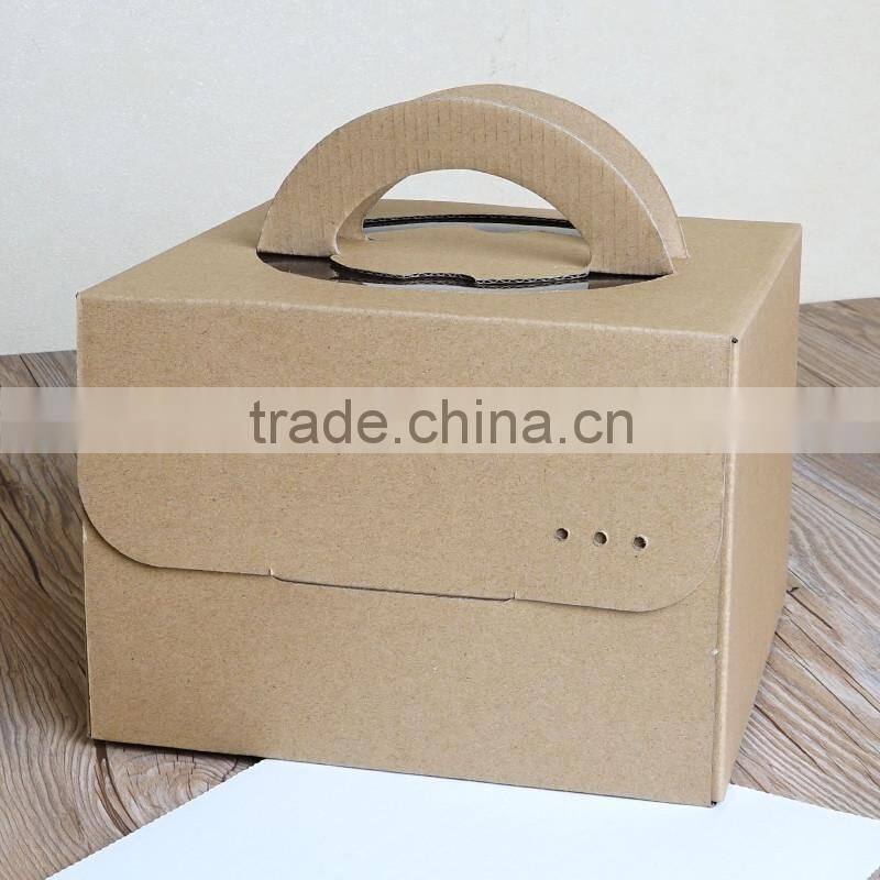 Custom kraft paper cake box,packing mousse box for wholesale