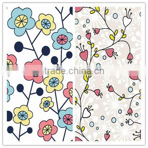 terse printed 300d polyester mini matt fabric for table cloth