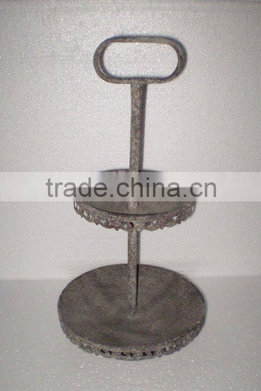 KS4351-A-2 Tiers Rectangle Handed Stick Metal Holder