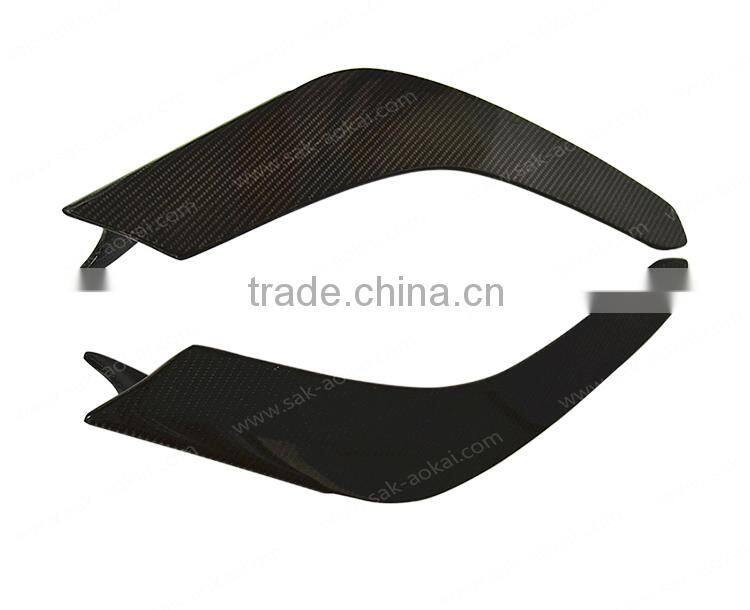 Carbon Fiber Front Bumper Lip Spoiler Shark Spoiler