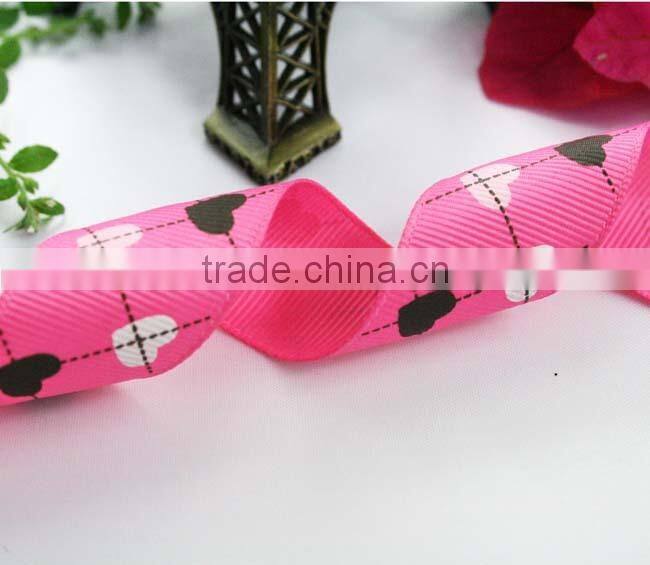 wholesale custom heat transfer printed ribbon for christmas