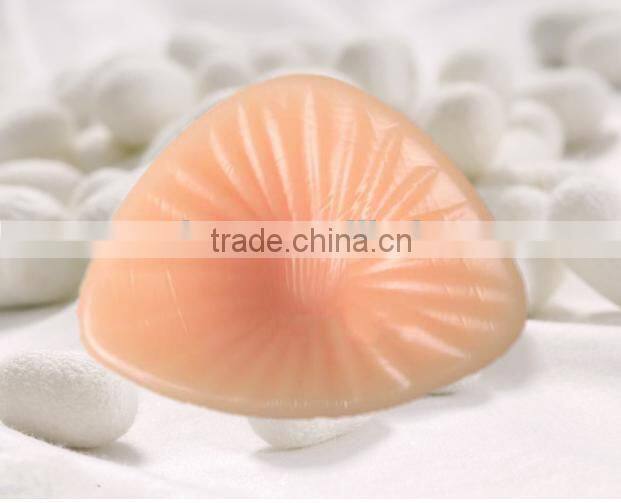 hot selling triangle shaped adhesive silicone breast