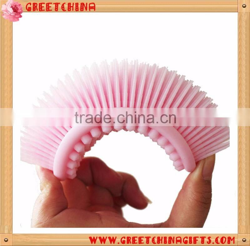 Shampoo Brush, Silicone Baby Head Massage Hair Comb Wholesale for Baby