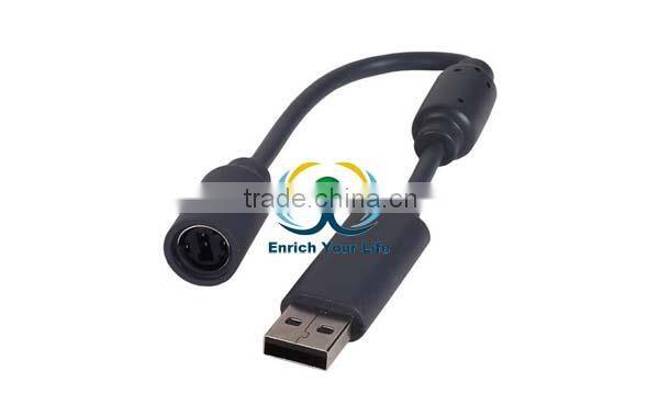 Wired USB Breakaway Cable Cord Game Controller Adapter for XBOX 360