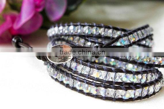 Sunny Earthy beads with Wrap Braceletlet