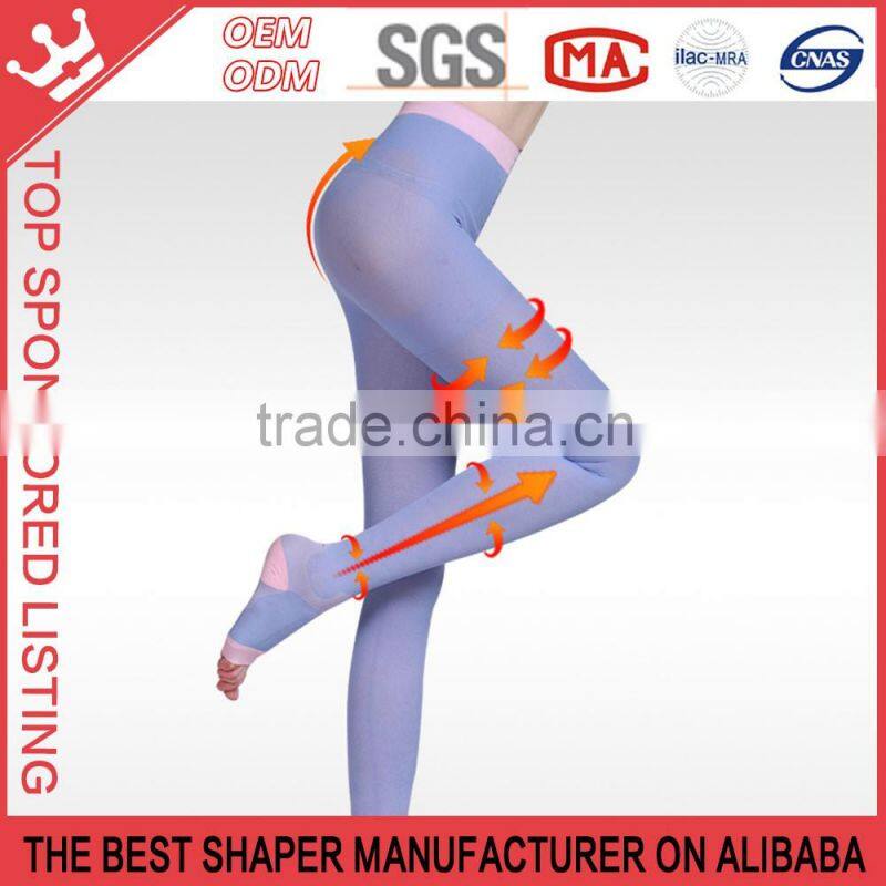 Spandex Diamond Patterned Body Shaping Tights Pants Sexy K106