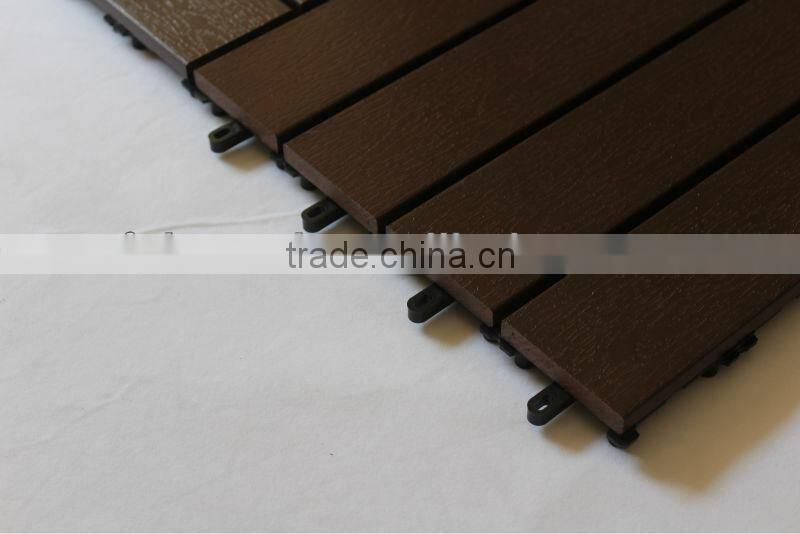 Sanding Surface Treatment and like wood plastics composites WPC Interlocking flooring