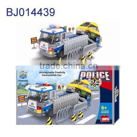 New kid toy plastic toy for sale 3d puzzle diy police helicopter model