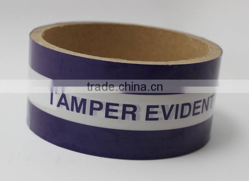 High level security tapes for courier PE bags