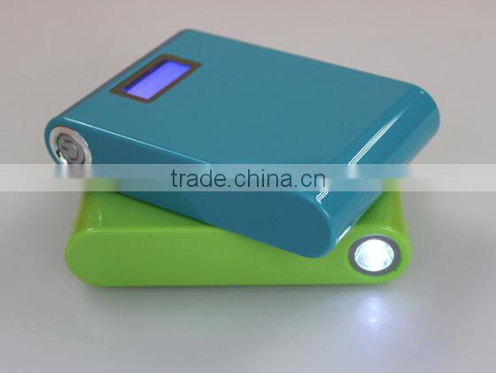 mobile phone charger led torch light portable power bank