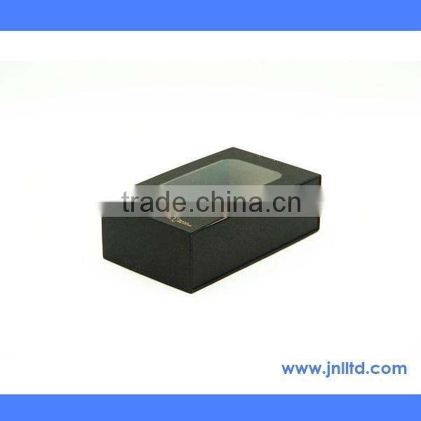 Black Color Window Display Paper Gift Packing Box