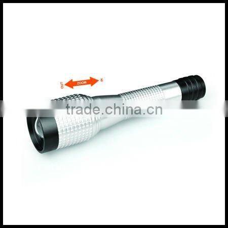 3W LED Aluminum Zooming LED Flashlight Torch