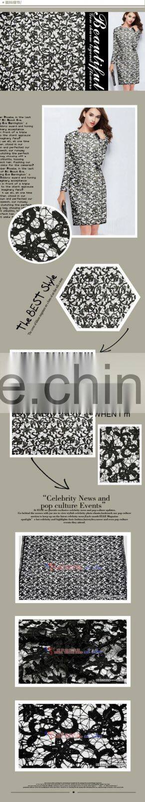 2016 Cording Embroidery Designs/Special Embroidery Tulle Fabric For Apperal/Textile