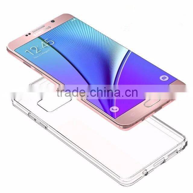 Samco Factory Price Cover Phone Case, Hybrid Transparent Back and Shock Absorption TPU Clear Case for Samsung Galaxy Note 7