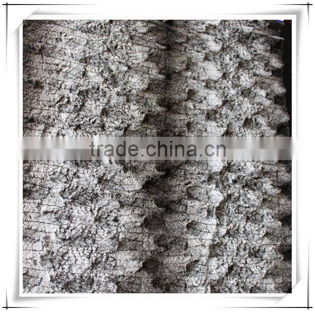 100% polyester french terry fleece fabric fake fur fabric