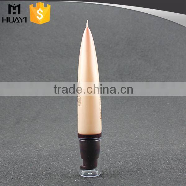 High quality color plastic cosmetic tube with lotion pump for cosmetic