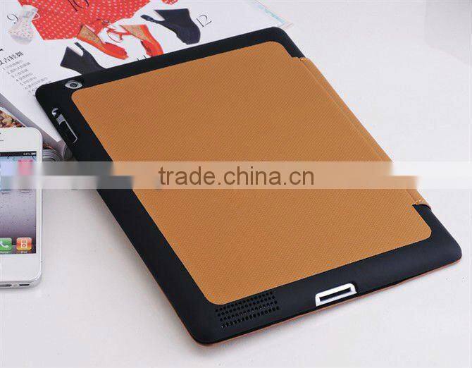 With CE/RoHS Leather Case for iPad3 (GF- iP3-22) (leather case for nook/leather case for i9300/Leather Case for iPad3)