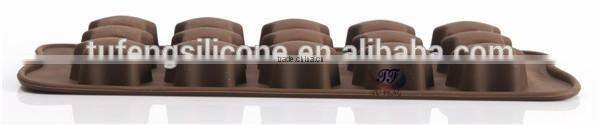 Hot selling 15-cavity star silicone chocolate pastry mould for baking