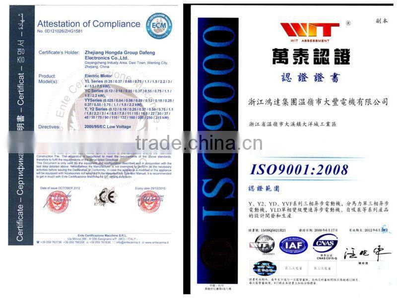 low rpm ac geared motor from factory