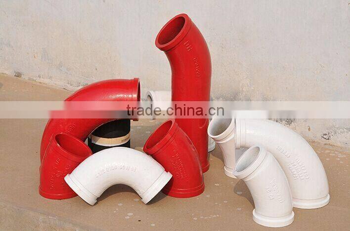 DN125 Concrete Pump Delivery Pipe Elbow(wear-resistant) with heat treatment