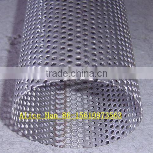 Stainless steel perforated metal filter basket