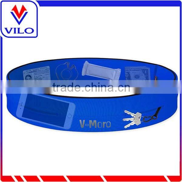 Hot sale unisex waterproof fitness belt pouch bum neoprene running sport waist pouch