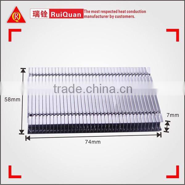 Specialized in extruded high performance bonded fin heatsink