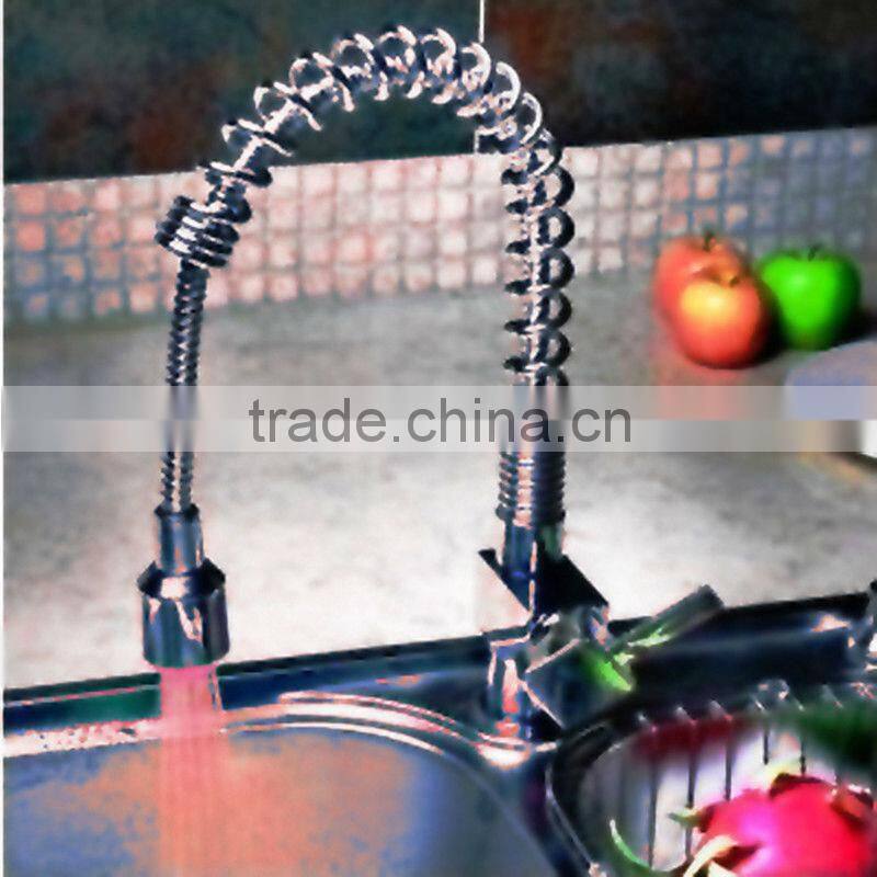 2013 water glow led faucet light unique kitchen faucet