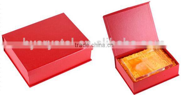 handmade K9 crystal cube photo printing