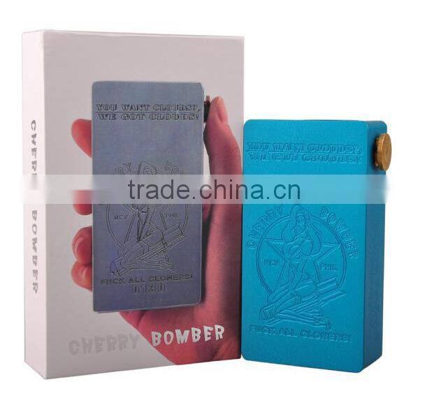 2015 Alibaba express new products cherry bomber box mod magnet switch with 510 thread